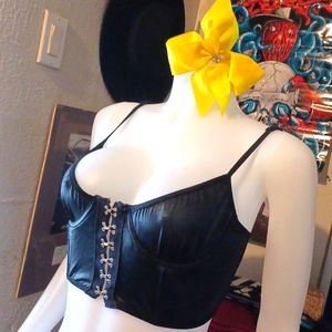 Lingerie Glossy Black Brallette